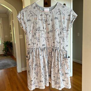 Hanna Andersson Gray Dinosaur Graphic Tee